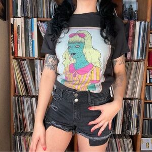 Funny Skull Grin Ally Burke Shirt